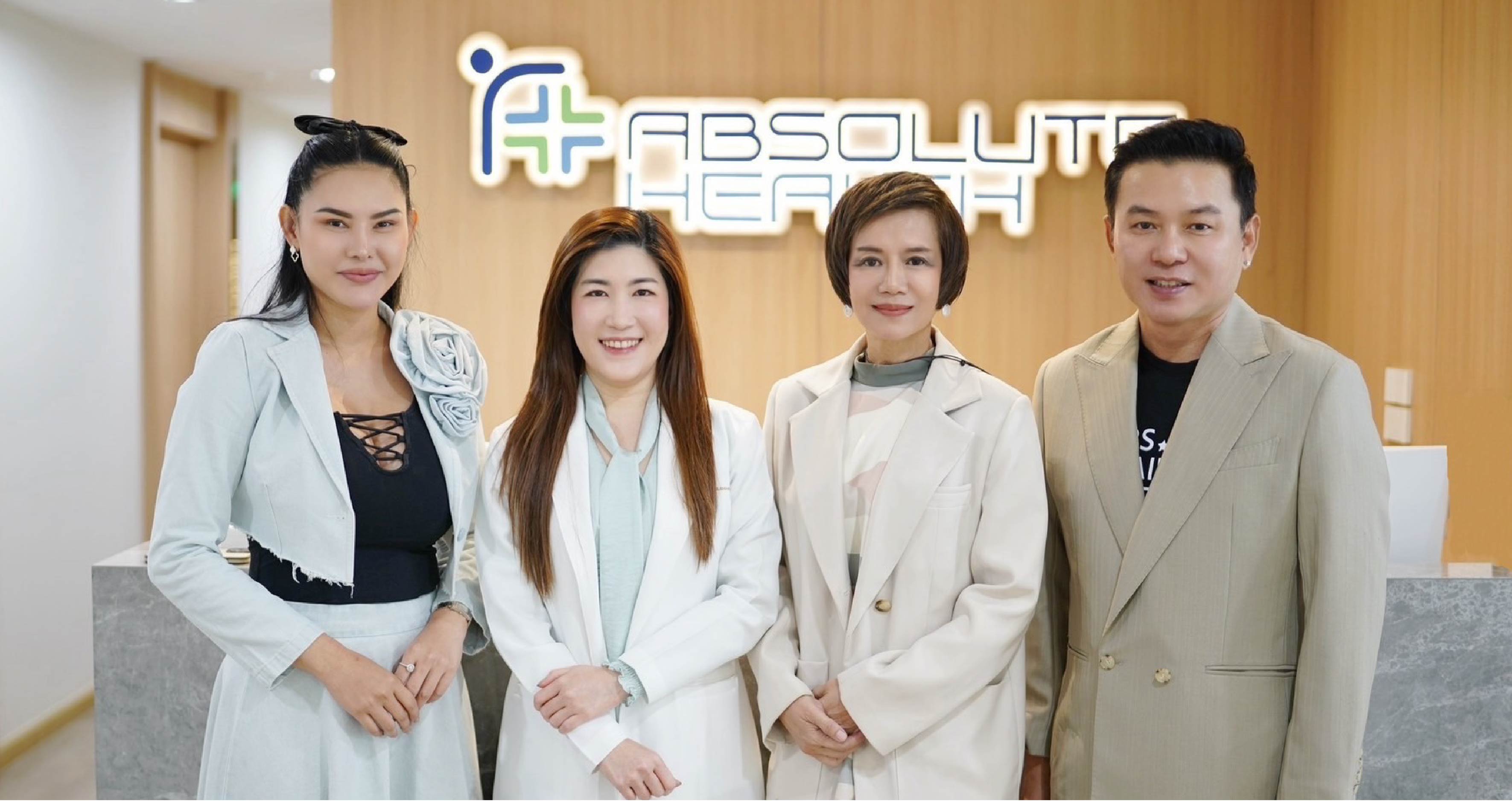 Absolute Health ยินดีต้อนรับทีมงาน Mrs. THAILAND WORLD  