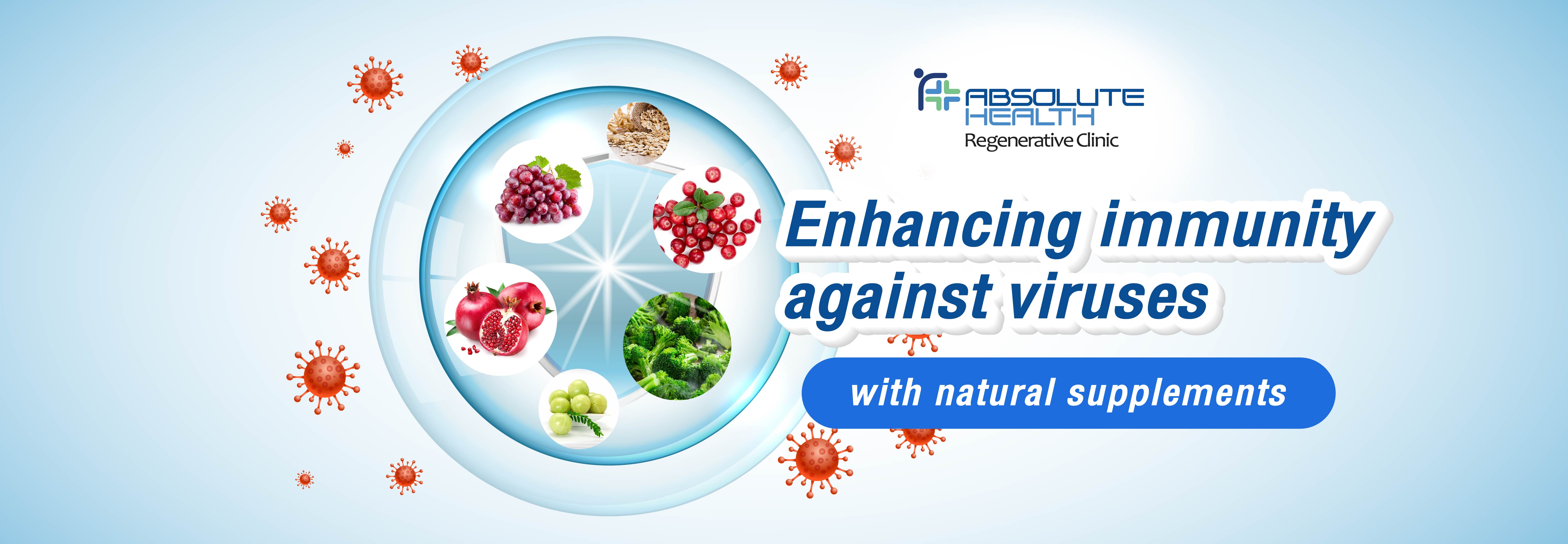 Enhancing immunity against viruses with natural supplements