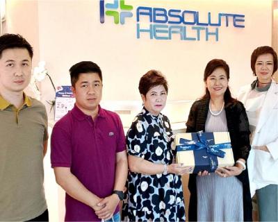 Absolute Health Clinic in Bangkok warmly welcomes special guests. 