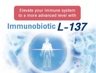 Enhance your immune system further with Immunobiotic L-137